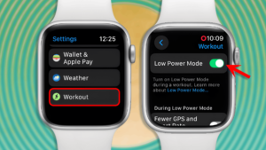 why does my apple watch battery drain so fast overnight 3- During Workout Allow Low Power Mode